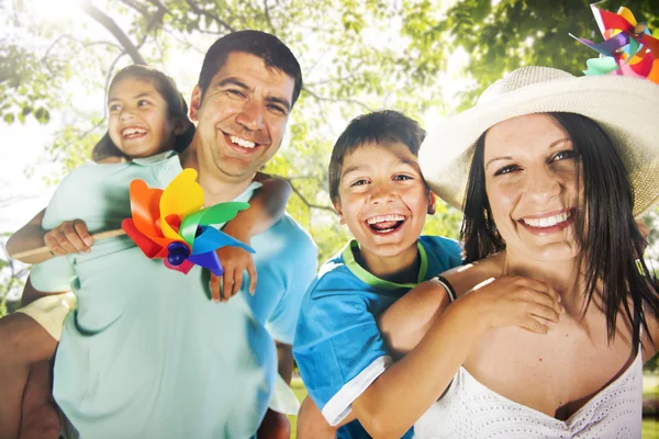 Felicidade férias em família — Fotografia de Stock