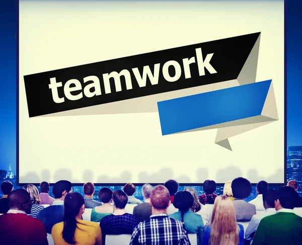 팀 팀워크 협업 개념 — 스톡 사진