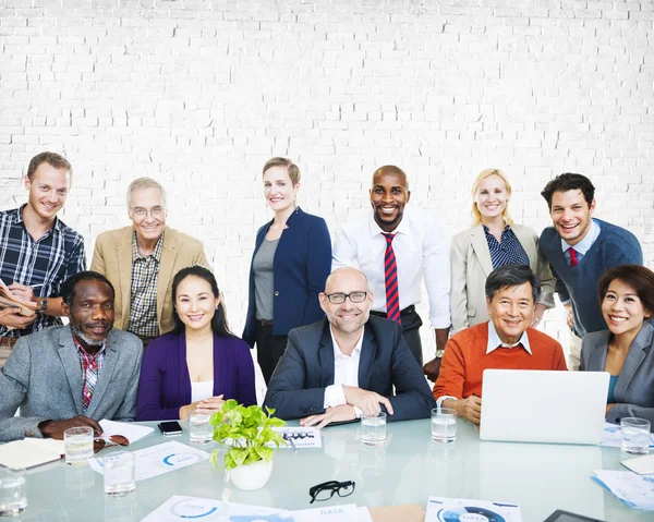 Business People Team Connection Concept — Stock Photo, Image