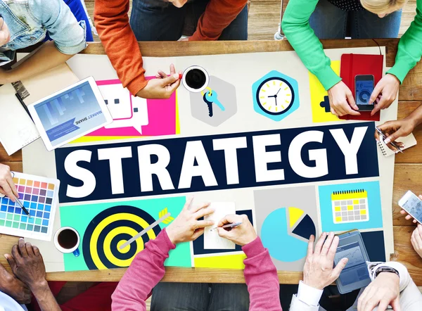 İş adamları ve strateji grup