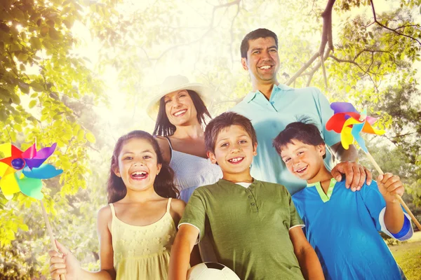 Felicidade férias em família — Fotografia de Stock