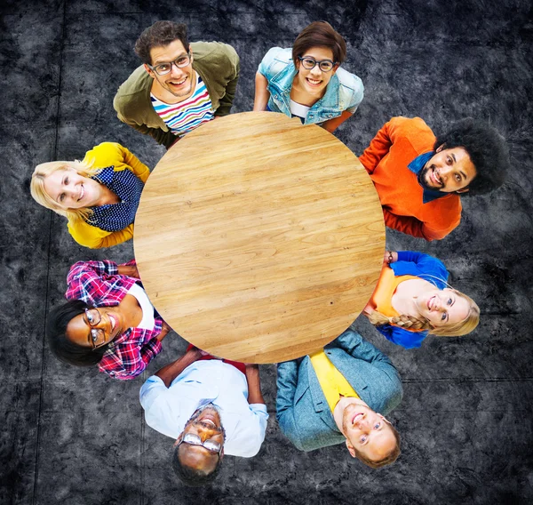 Diversiteit groep mensen, saamhorigheid Concept — Stockfoto
