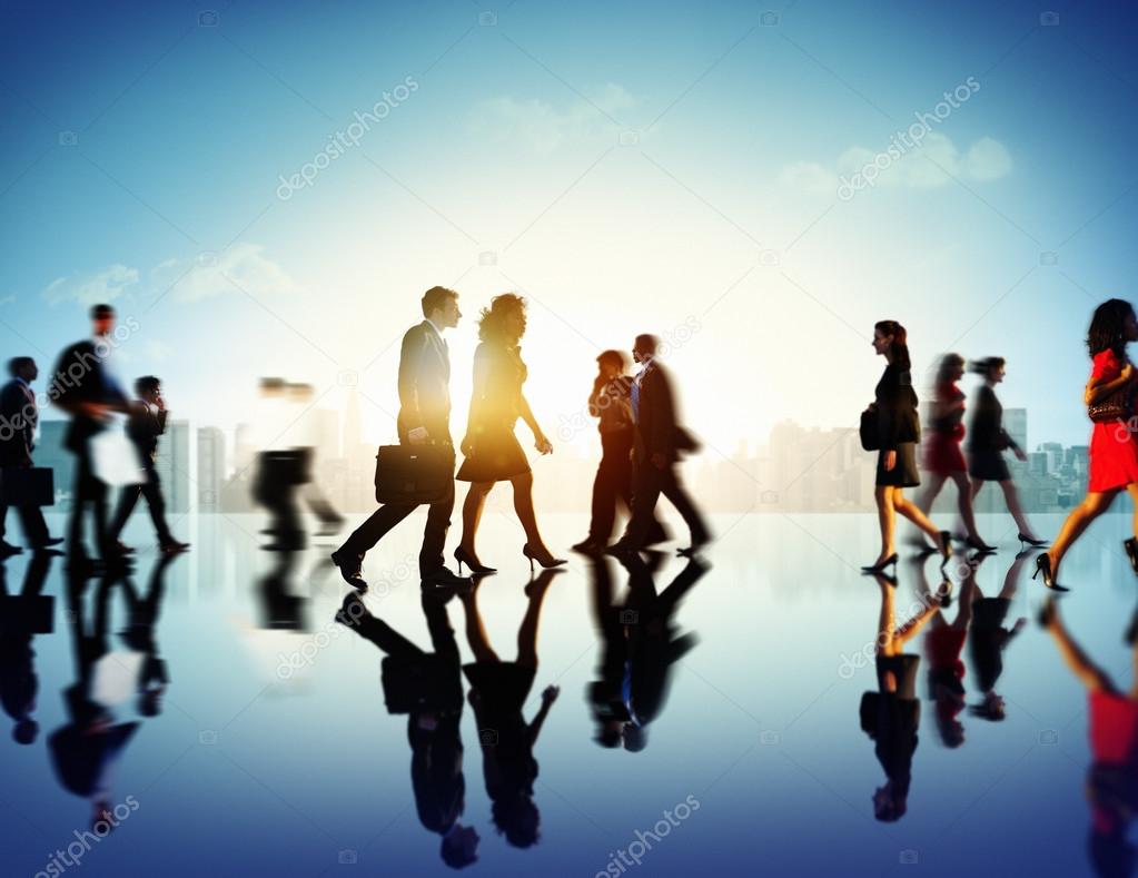 Business People Walking