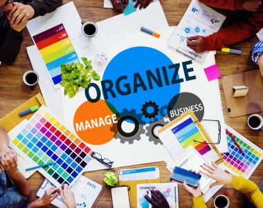 Organize iş işbirliği toplum kavramı yönetmek