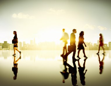 yürüyüş iş adamları