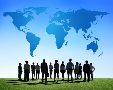 İş Adamlarının Silüetleri