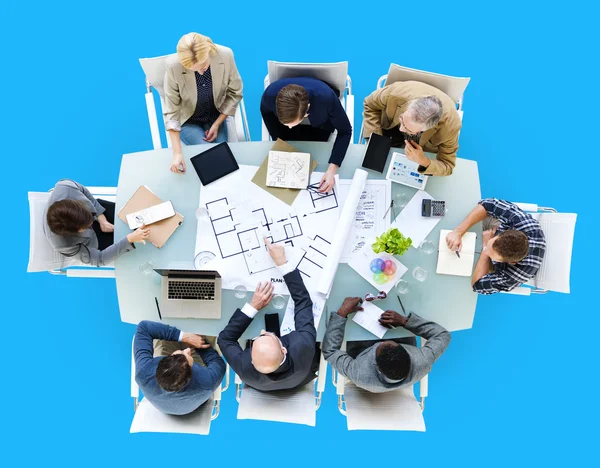 Architects and Engineers on Meeting — Stock Photo, Image