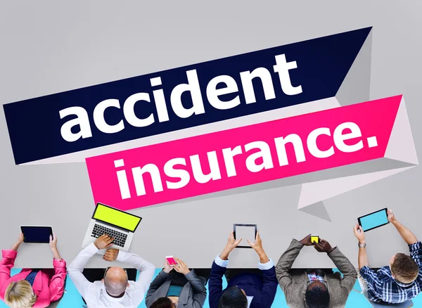 Olycksfallsförsäkring skydd koncept — Stockfoto