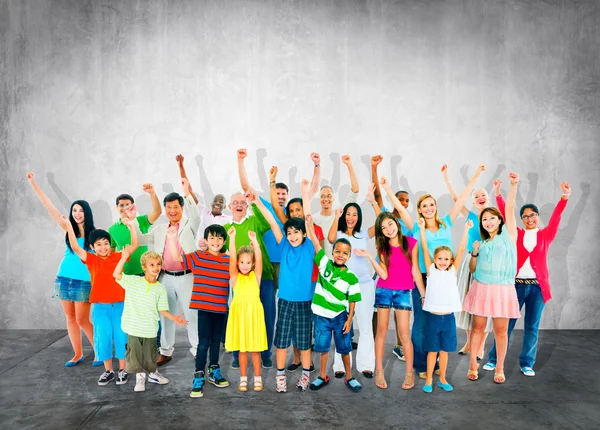 Diversity people standing together — Stock Photo, Image