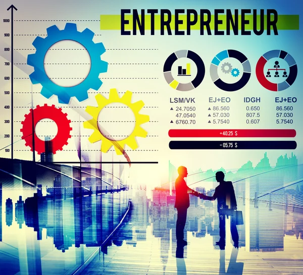 Unternehmer Händler Marketingkonzept — Stockfoto