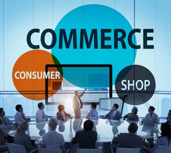 Commerce konsumenten Shopping koncept — Stockfoto