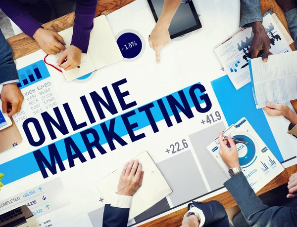 Online-Marketing-Konzept — Stockfoto