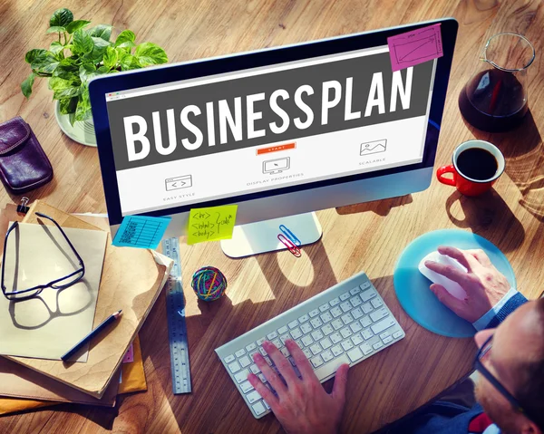 Business Plan visie-strategie — Stockfoto