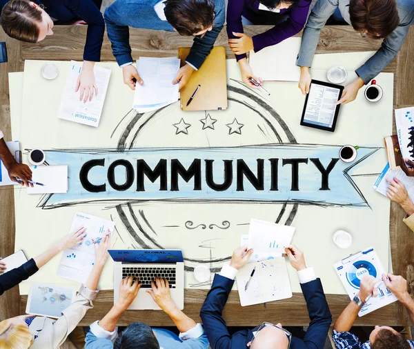 Community Citizen Diversity Communication Concept — Stock Photo, Image