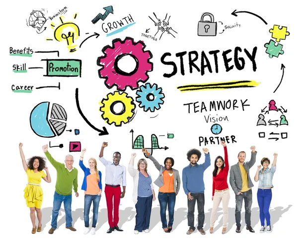 Strategy Teamwork Vision Concept — Stock Photo, Image