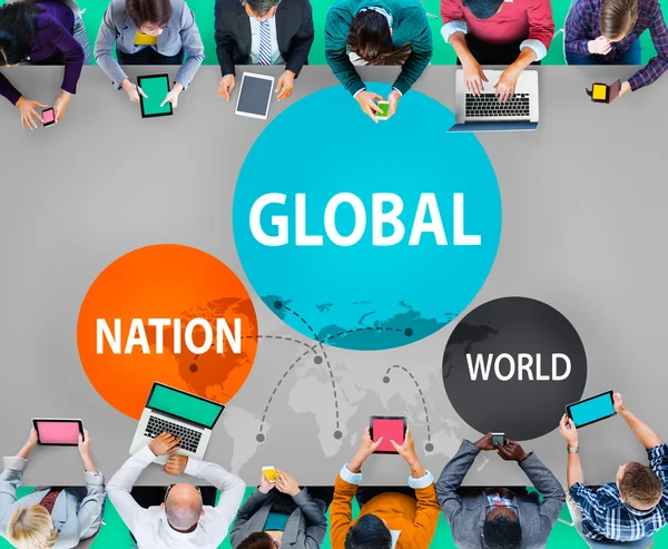 Concepto de unidad de nación global —  Fotos de Stock
