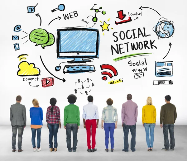 Social Network Concept — Stock Photo, Image