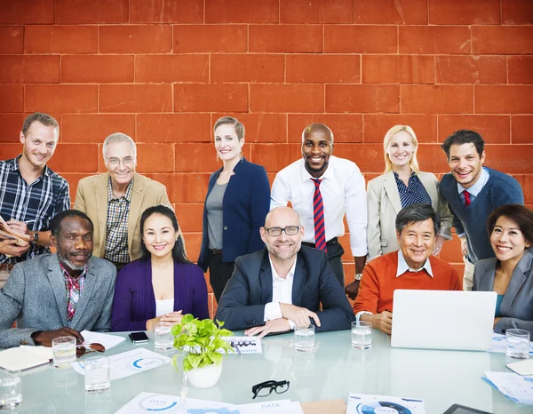 Mensen uit het bedrijfsleven Team verbinding Concept — Stockfoto