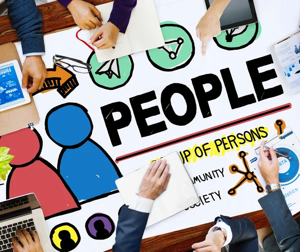People Community Concept — Stock Photo, Image