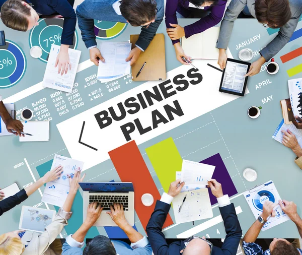 Business plan Bar Graph — Stock Photo, Image