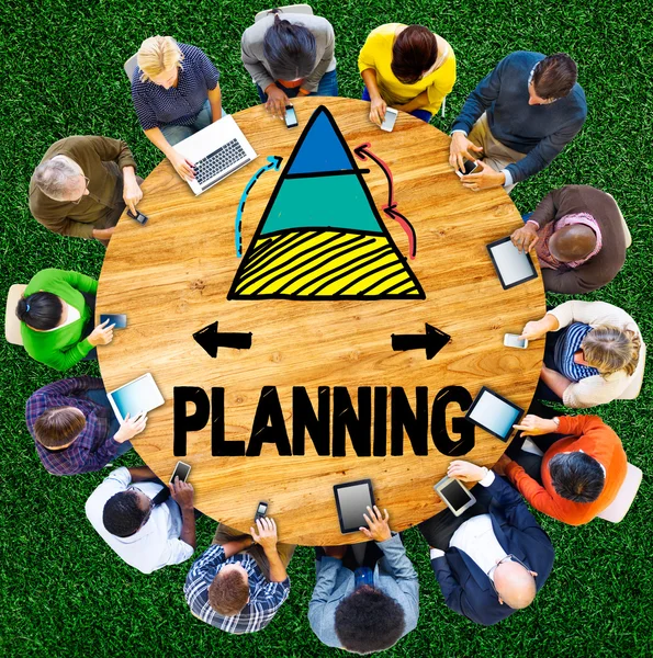 Planning Strategy Growth — Stock Photo, Image