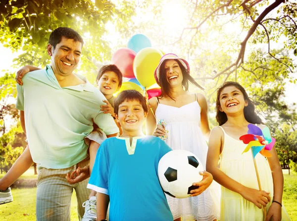 Felicidade férias em família — Fotografia de Stock