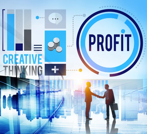 Profit bevételek jövedelemkategória javítása — Stock Fotó