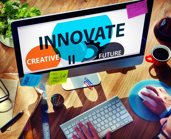 Innovación Concepto de futuro creativo — Foto de Stock
