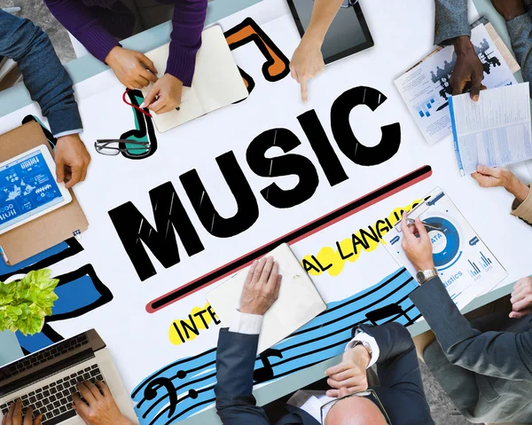 Musica, Intrattenimento Media Concept — Foto Stock