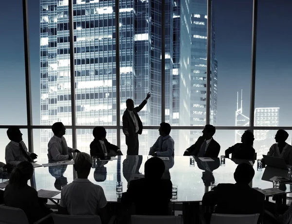 Conferencia de Empresarios Concepto de Ponente — Foto de Stock