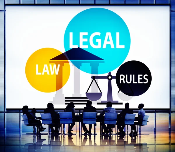 Legal Law Rules Concept — Stock Photo, Image