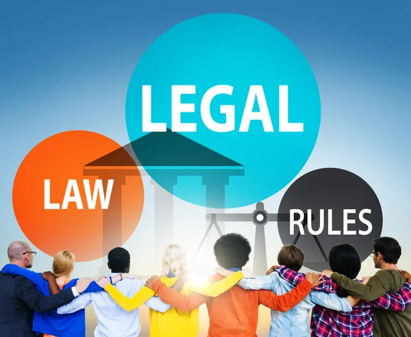 Έννοια κανόνων δικαίου νομικής — Φωτογραφία Αρχείου