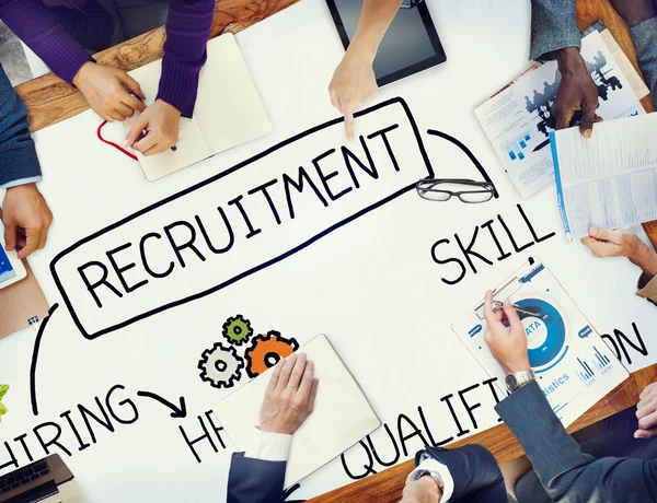 Qualifizierungskonzept zur Rekrutierung von Fachkräften — Stockfoto