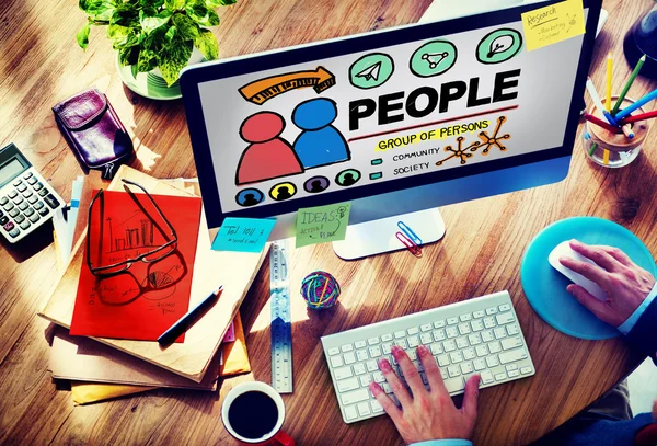 People Community Concept — Stock Photo, Image