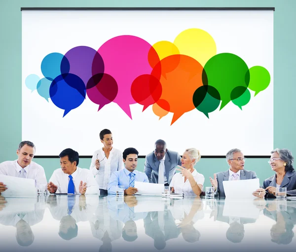 Gente de negocios en reunión — Foto de Stock