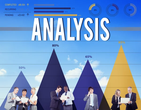 Concepto de estadística de análisis —  Fotos de Stock