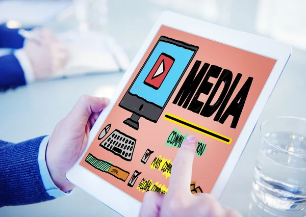 Media-apparaten en communicatie — Stockfoto