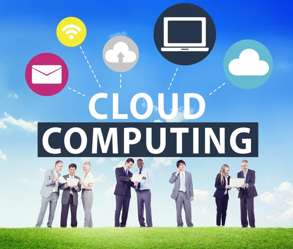 Business People y Cloud Computing Concept —  Fotos de Stock