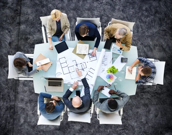 Architect Engineer Meeting Concept — Stock Photo, Image