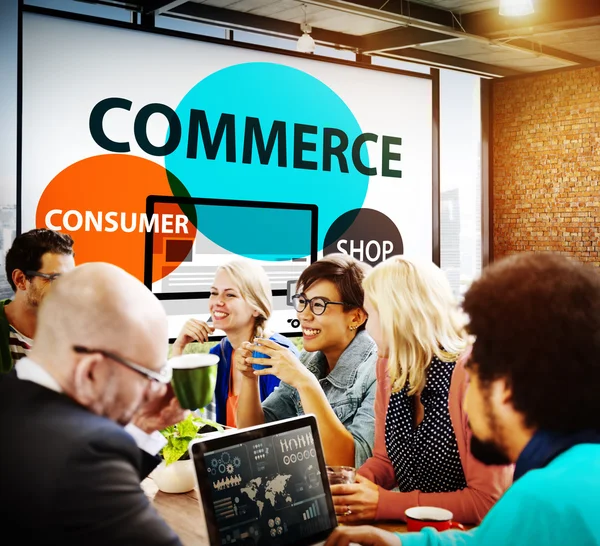 Commerce Shopping, marknadsföring koncept — Stockfoto