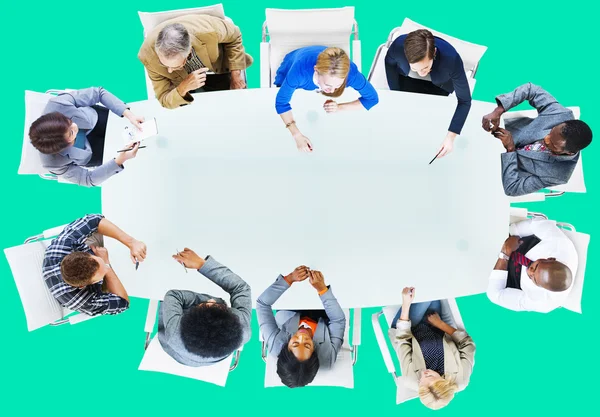 Grupo de empresários em reunião — Fotografia de Stock