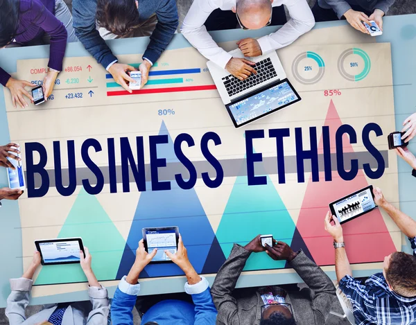 Üzleti etika ideológia koncepció — Stock Fotó