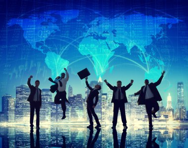 iş adamları ve takım çalışması kavramı 