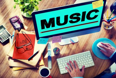 Müzik, eğlence medya kavramı