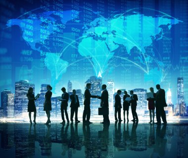 Şirket toplantısı iş adamları 