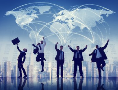 iş adamları ve takım çalışması kavramı 