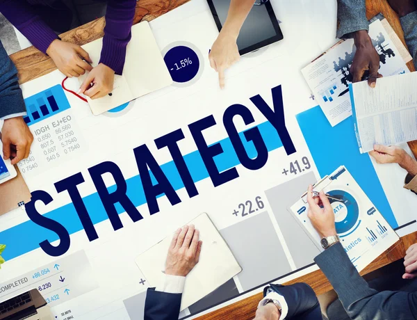 Strategie oplossing Plan Concept — Stockfoto
