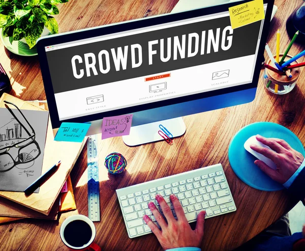 Crowd Funding Concept — Stock Photo, Image