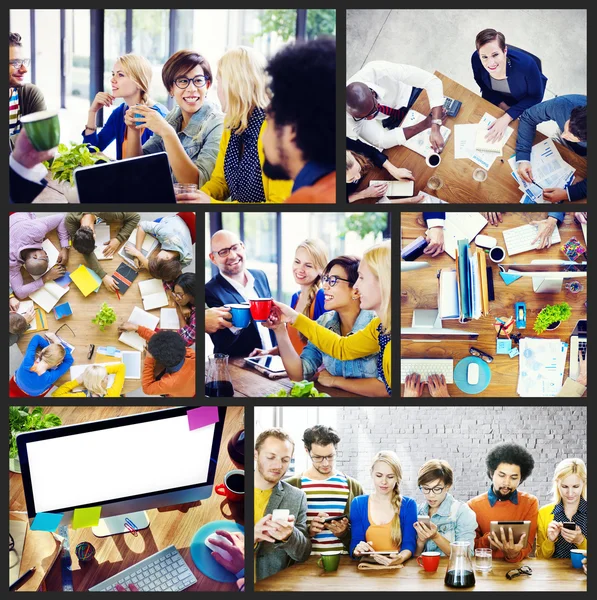 Group People Working Team Concept — Stock Photo, Image