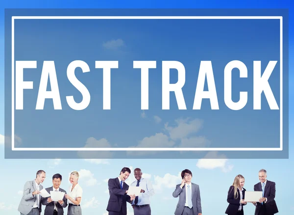 Fast track concept — Stockfoto